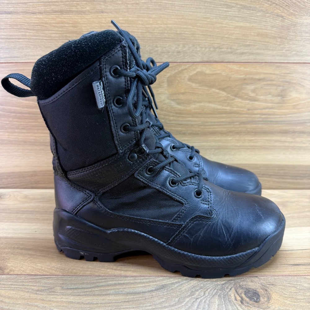 511 Tactical ATAC 2.0 Waterproof Mens 6 Black Leather Side Zip Combat Jump Boots